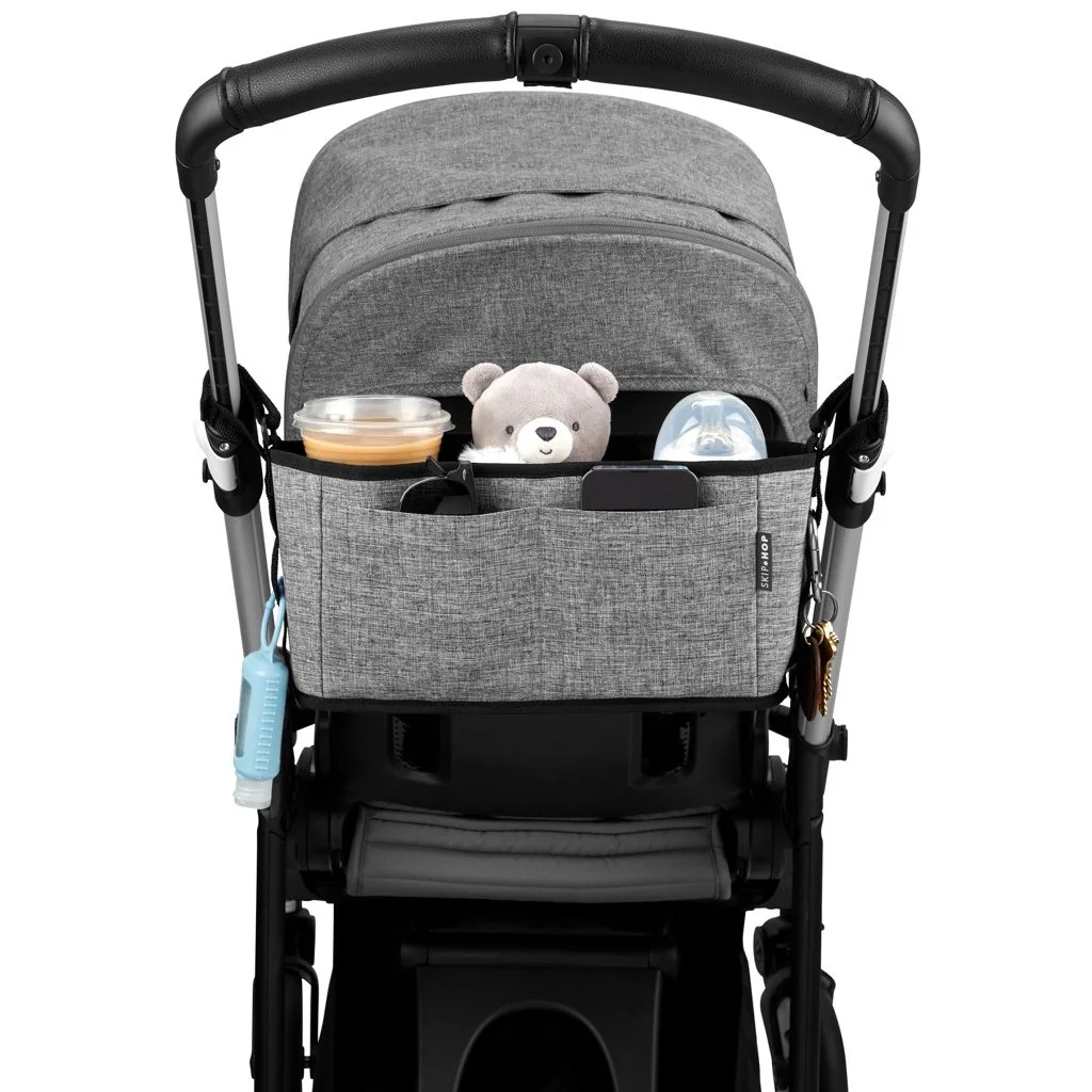 SKIP HOP Organizér na kočárek Grab&Go Ultra grey melange