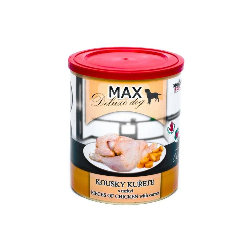 Sokol Falco MAX kousky kuřete s mrkví 800g