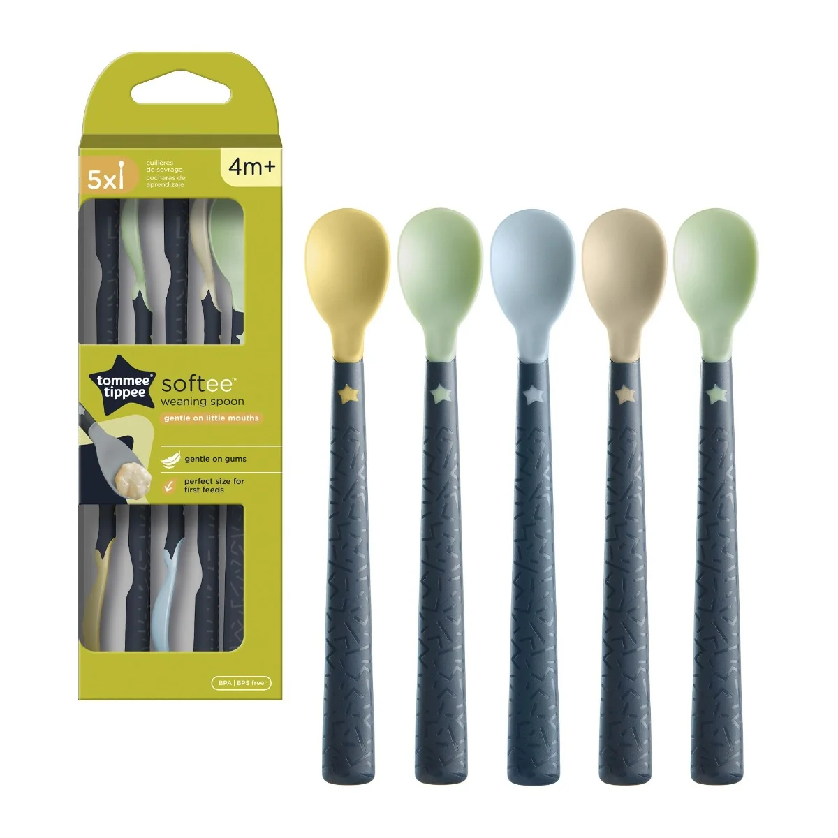 Tommee Tippee Softee lžičky pro nejmenší 5 ks