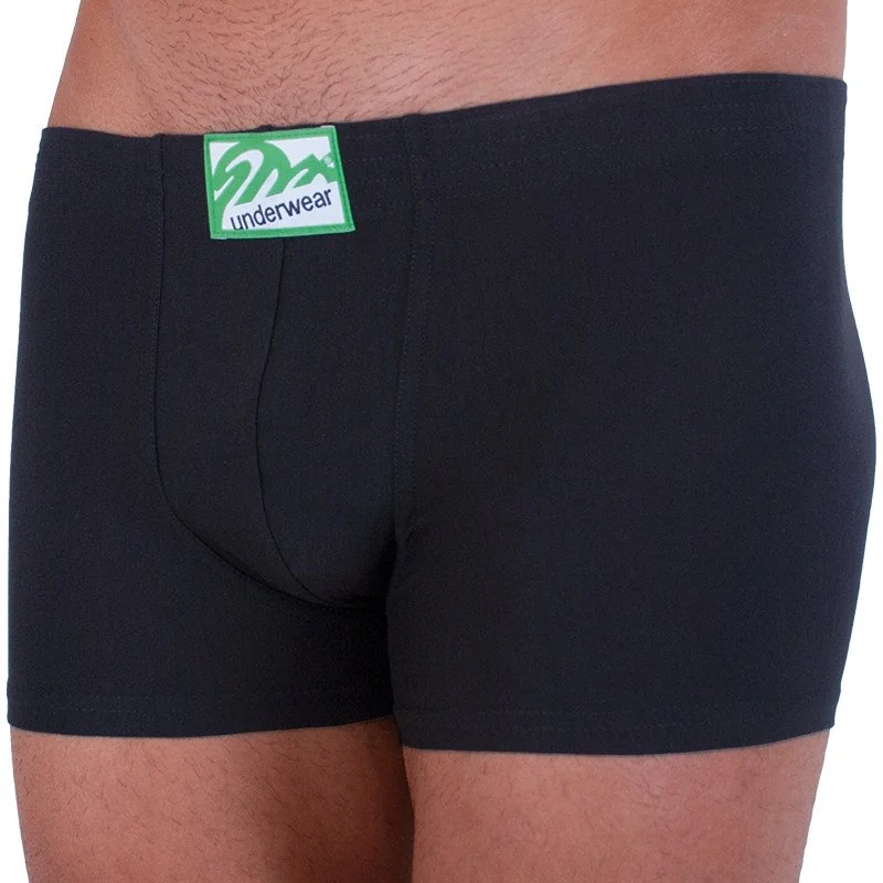 Styx Pánské boxerky klasická guma černé (Q962) S