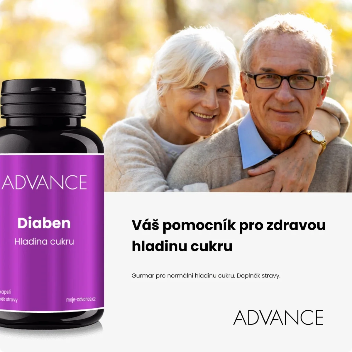 ADVANCE Diaben hladina cukru 60 kapslí