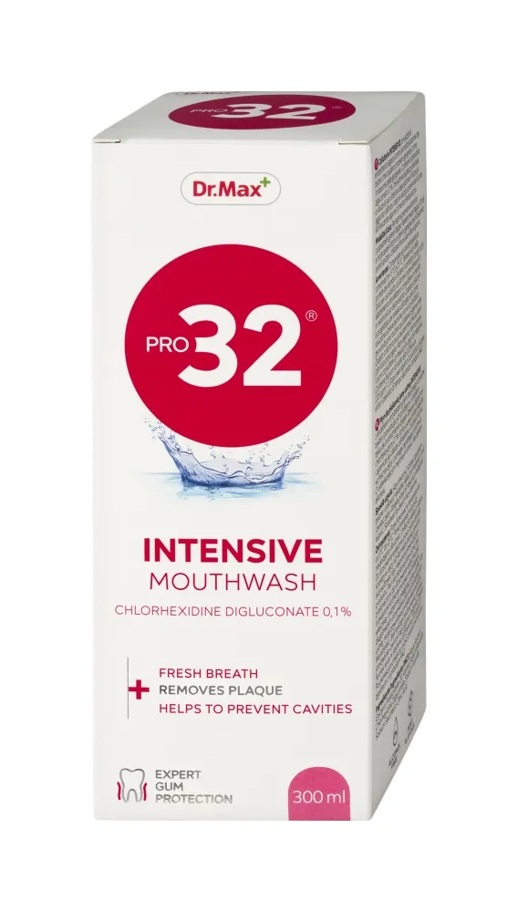 Dr. Max PRO32 Intensive Mouthwash ústní voda 300 ml