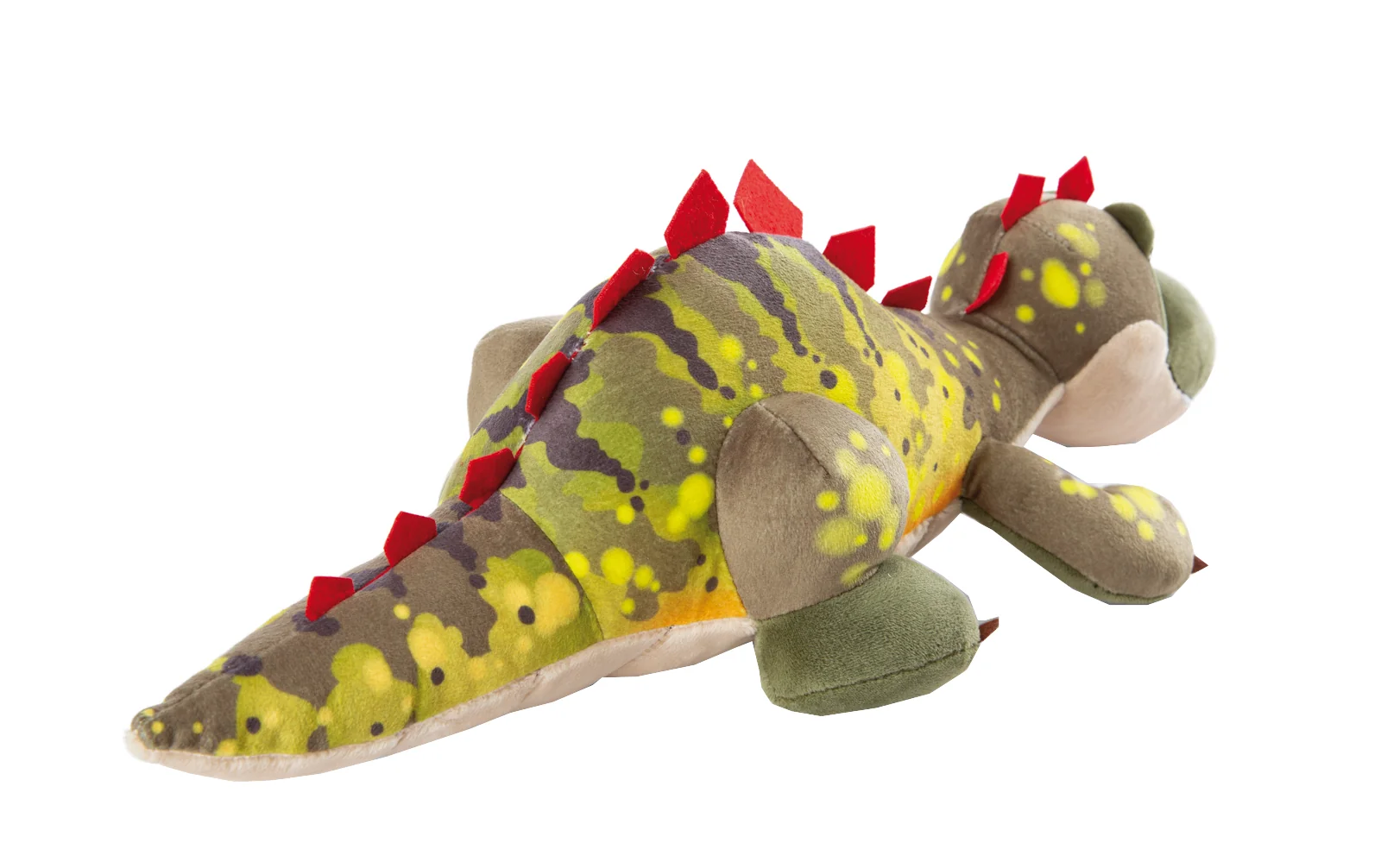Nici Plyš Dino Fossily ležící 45cm, GREEN