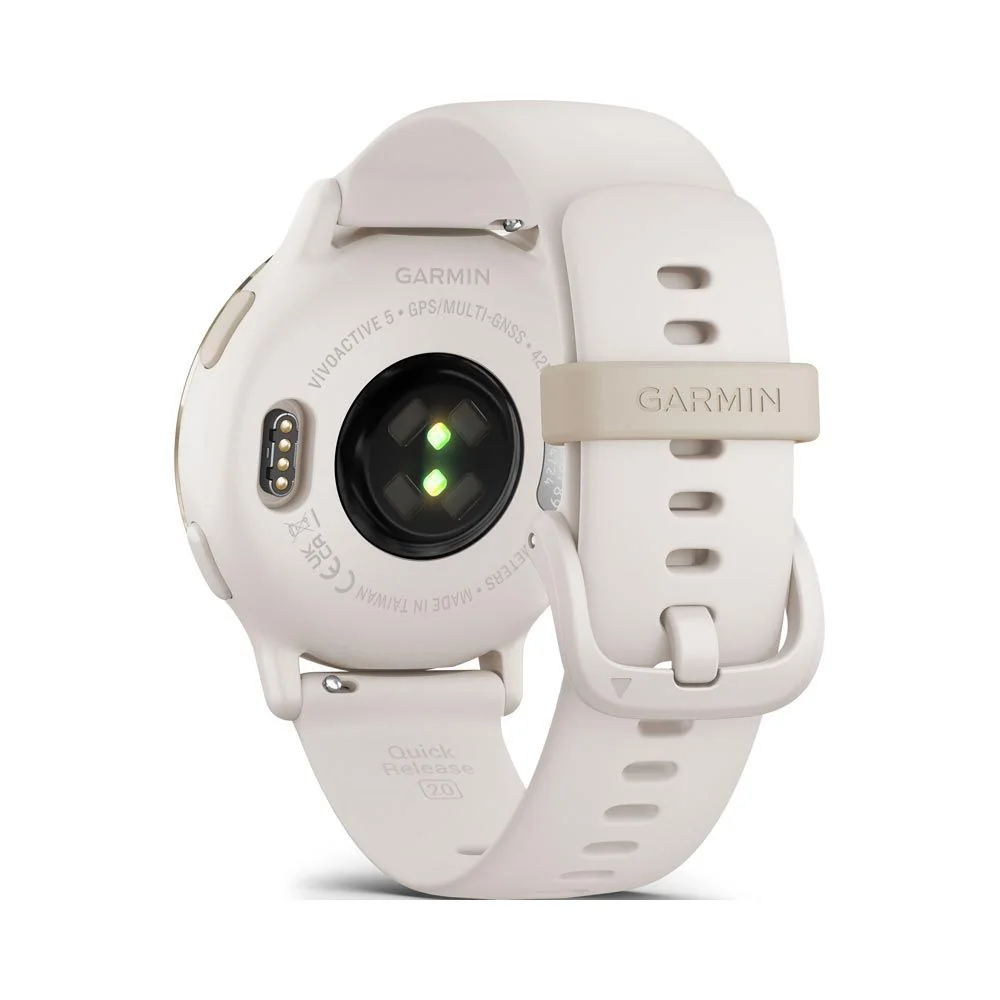Garmin Vivoactive 5 chytré hodinky Ivory/Cream Gold
