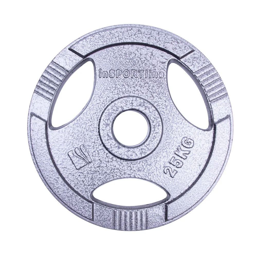 inSPORTline Litinový olympijský kotouč Hamerton 25 kg 50 mm