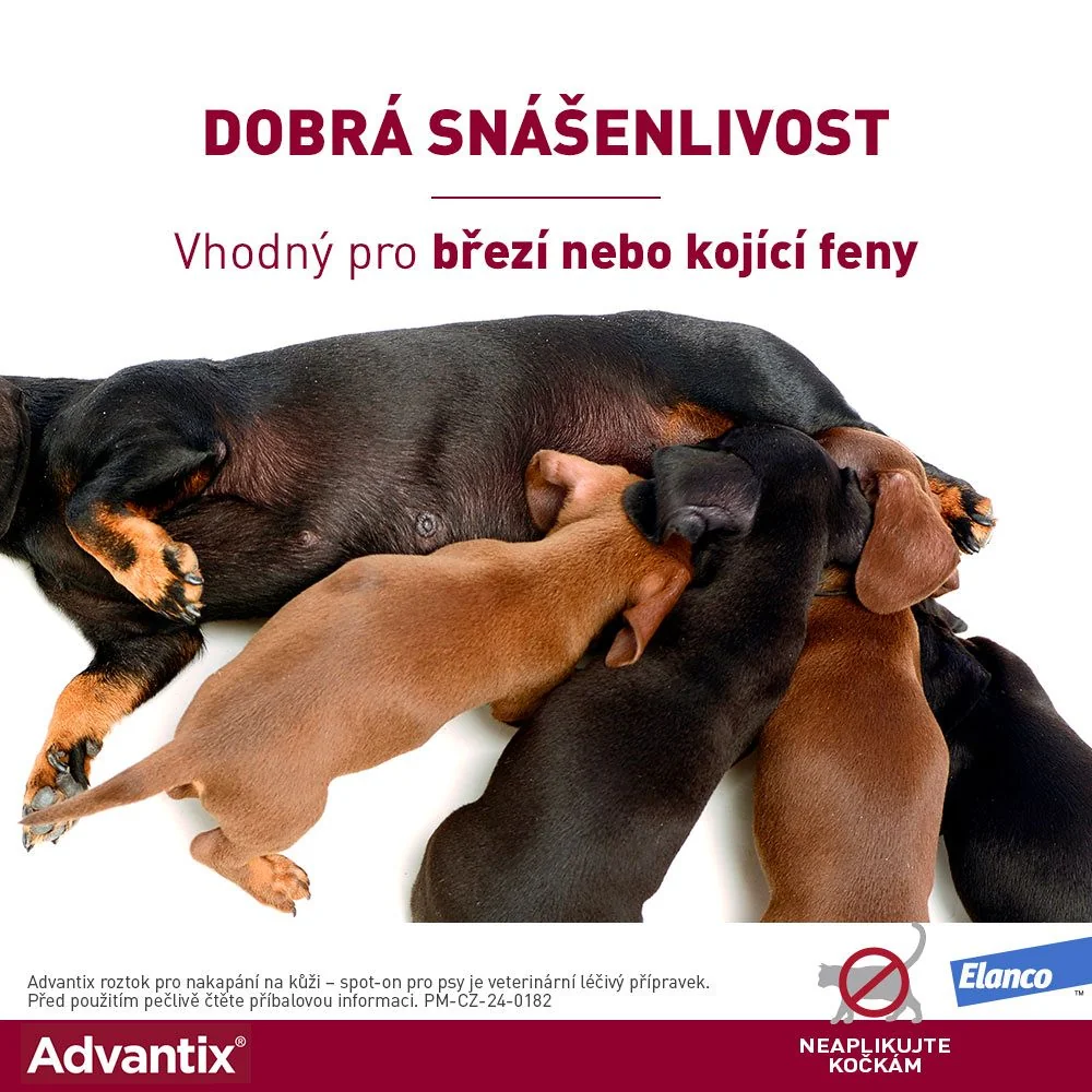Advantix pro psy 10-25 kg spot-on 4x2,5 ml