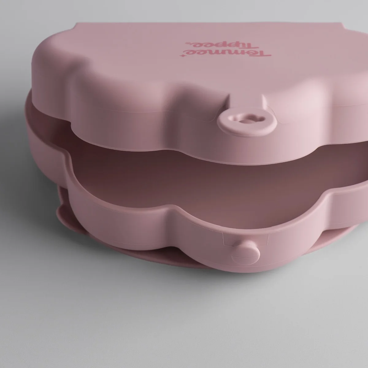 Tommee Tippee Silikonový svačinový box 1 ks růžový