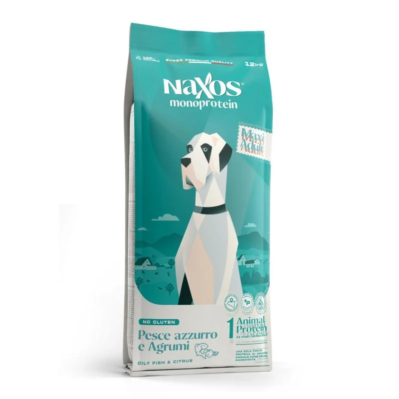 Adragna NAXOS monoprotein adult maxi ryba s citrusy 12kg