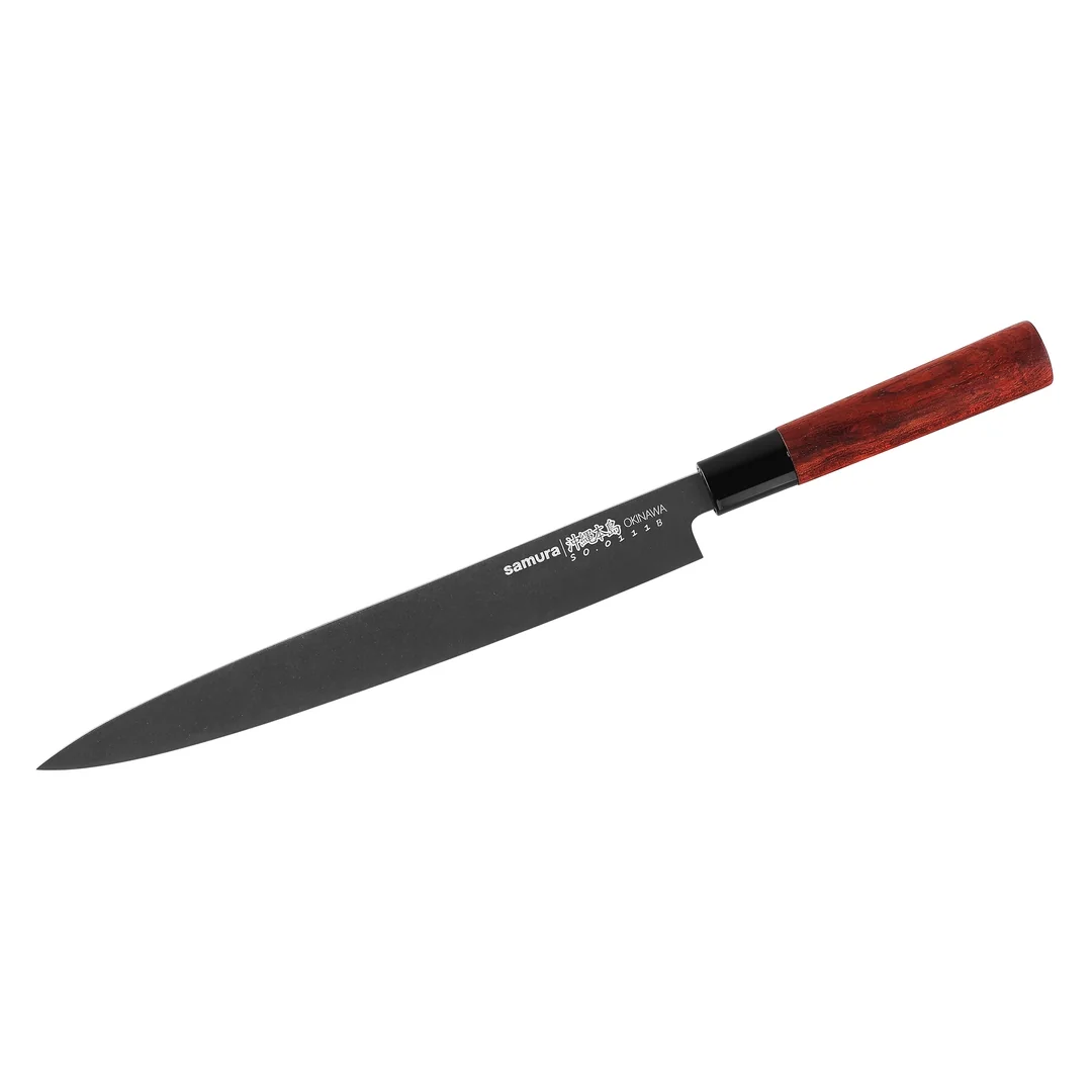 Samura OKINAWA Nůž Stonewash Yanagiba 27 cm (SO-0111B)