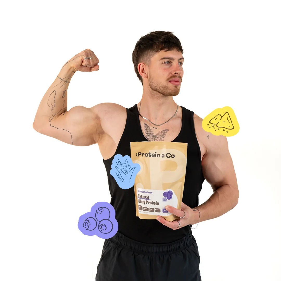 Protein a Co Protein Natural whey prémiový bez chemie 1 000 g Banana milkshake