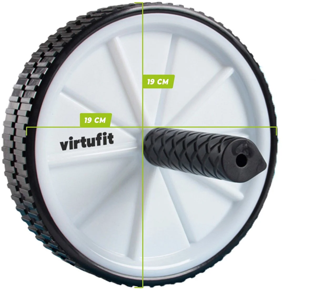 VIRTUFIT Kolečko Na Břicho Ab Roller Dvojité