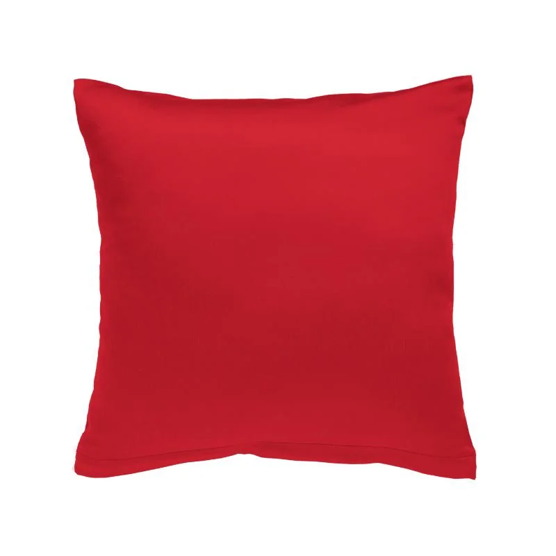 SCANquilt povlak SATÉN COLOR červená 40 x 40 cm