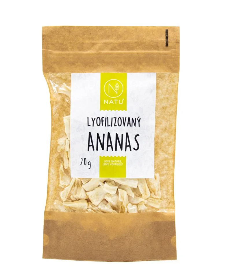 NATU Lyofilizovaný ananas 20 g