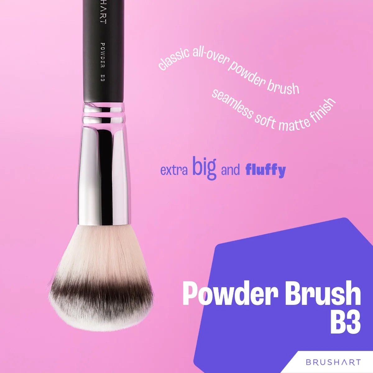 BrushArt Profesional B3 Štětec na pudr 1 ks