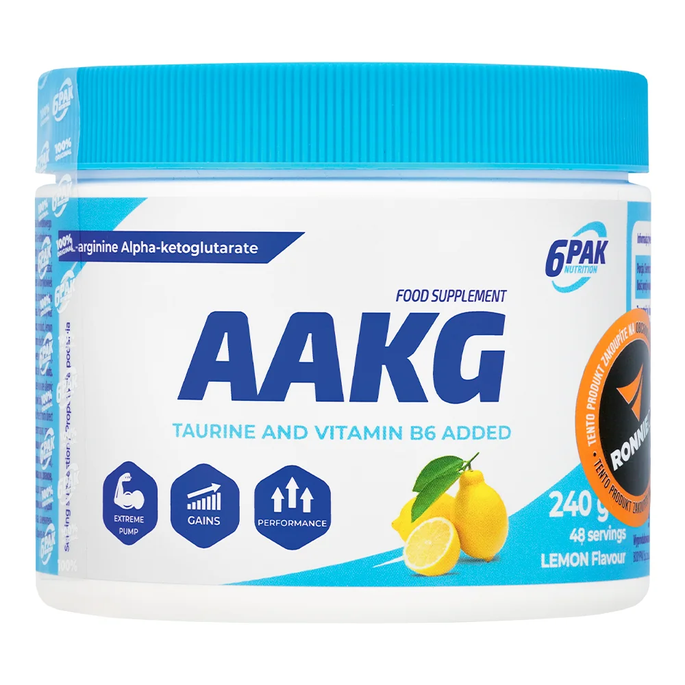 6Pak Nutrition Arginine AKG 240 g citron
