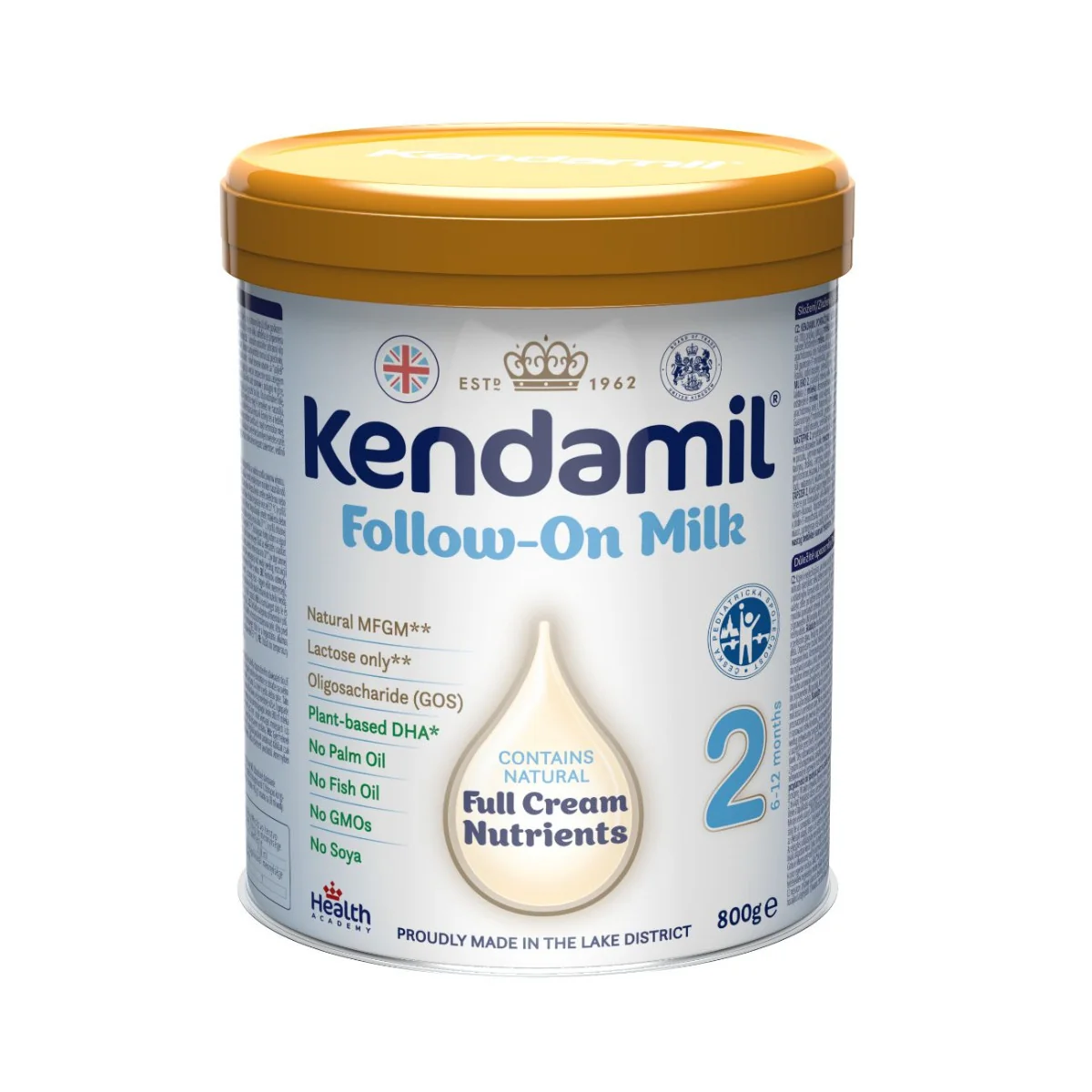 Kendamil 2 Pokračovací mléko DHA+ 800 g