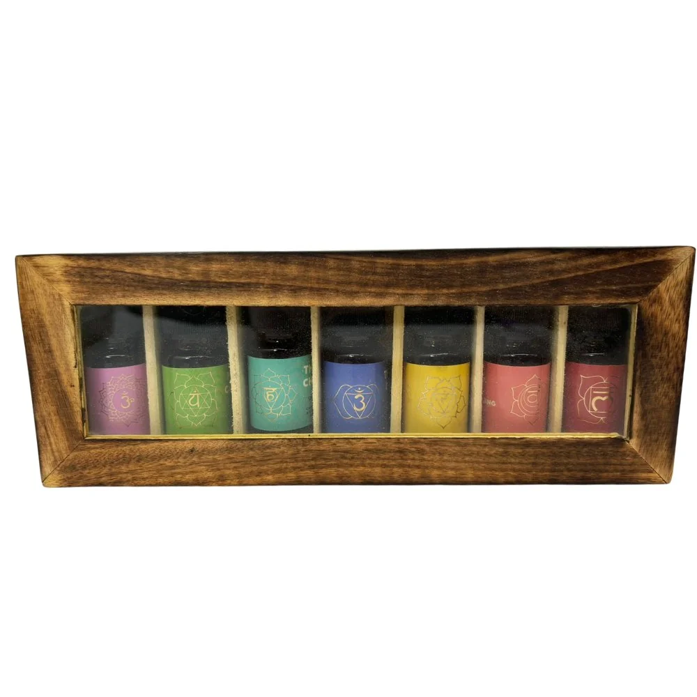 Song of India Balanced Chakra Sada vonných olejů 7x 10 ml