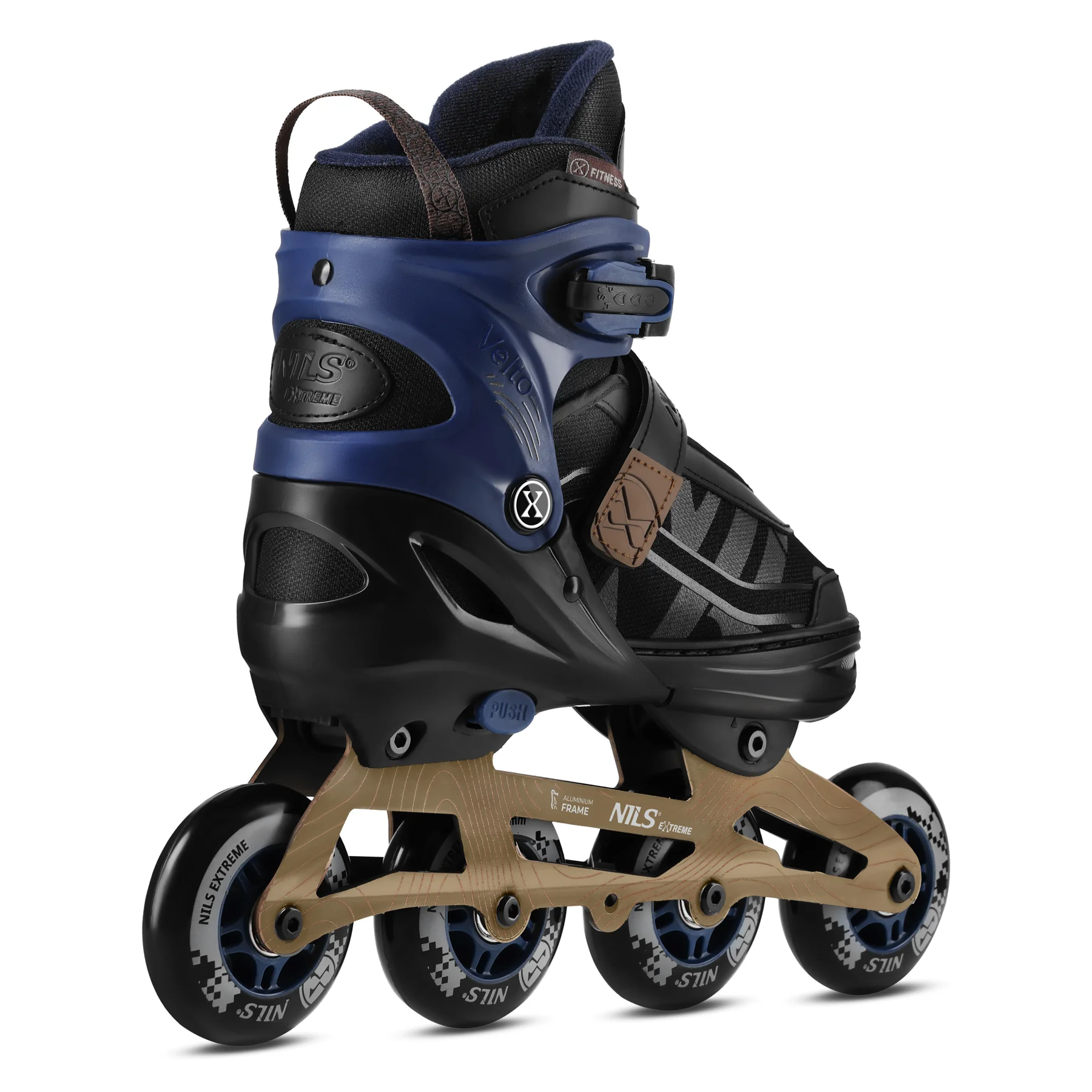 NILS EXTREME Kolečkové brusle NA684 Velto modré Velikost: L(39-42)