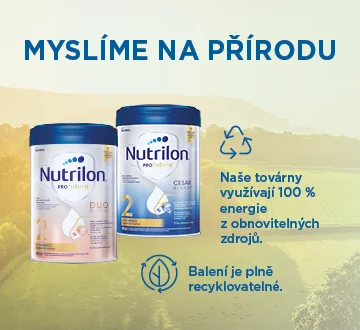 Nutrilon. myslíme na přírodu, proto jsme vyvinuli plně recyklovatelné balení Nutrilon. myslíme na přírodu, proto jsme vyvinuli plně recyklovatelné balení