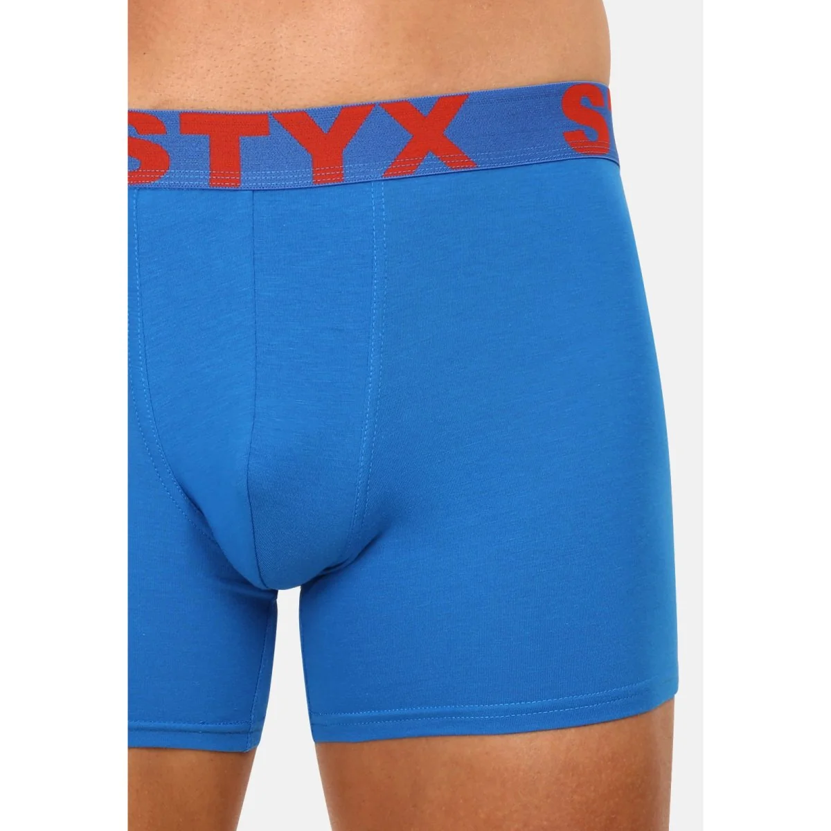 Styx 3PACK pánské boxerky long sportovní guma vícebarevné (3U10137) L