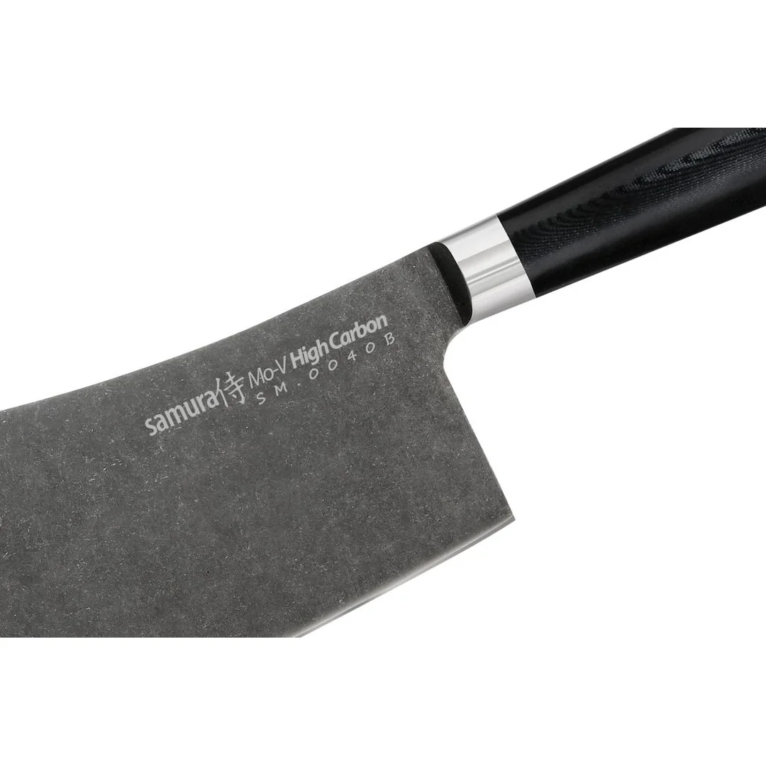 Samura MO-V Stonewash Kuchyňský nůž sekáček 18 cm (SM-0040B)