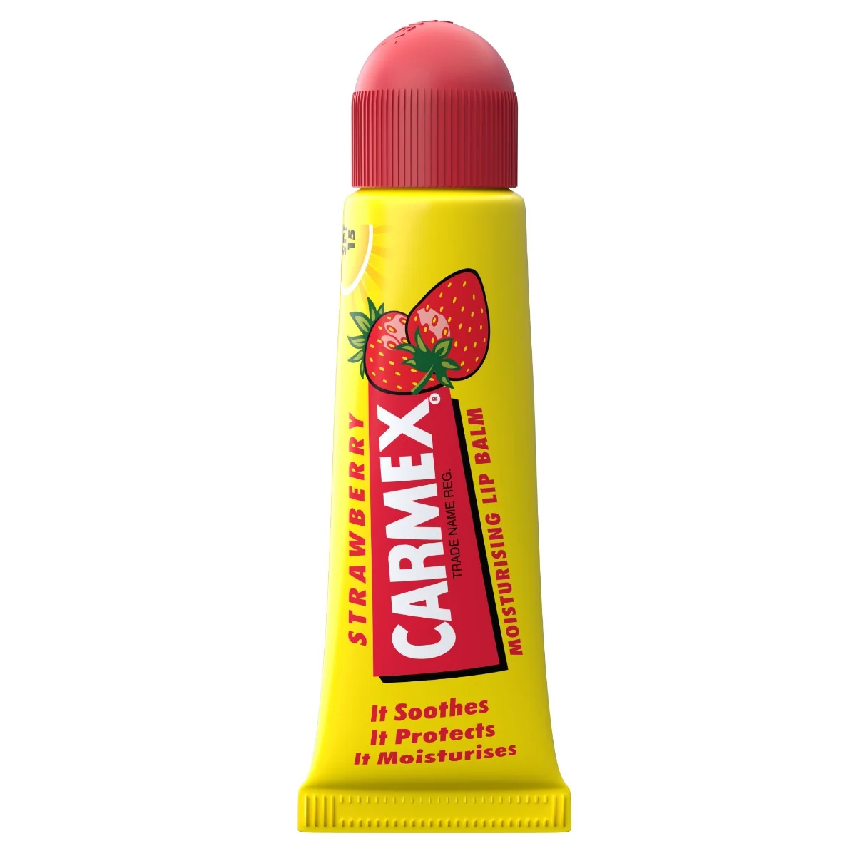 CARMEX Balzám na rty hydratační Jahoda SPF15 10 g