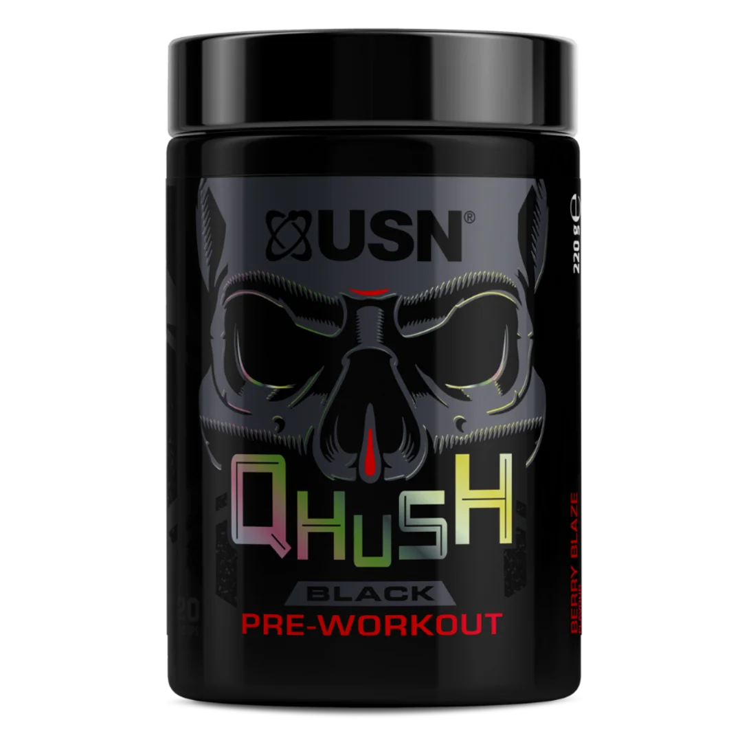 USN Qhush Black 220g - modrá malina