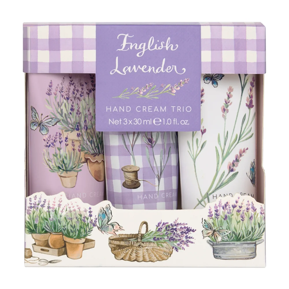Heathcote & Ivory Sada krémů na ruce English Lavender 3 ks