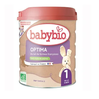 Babybio Optima 1 Počáteční kojenecké bio mléko s probiotiky a prebiotiky 800 g