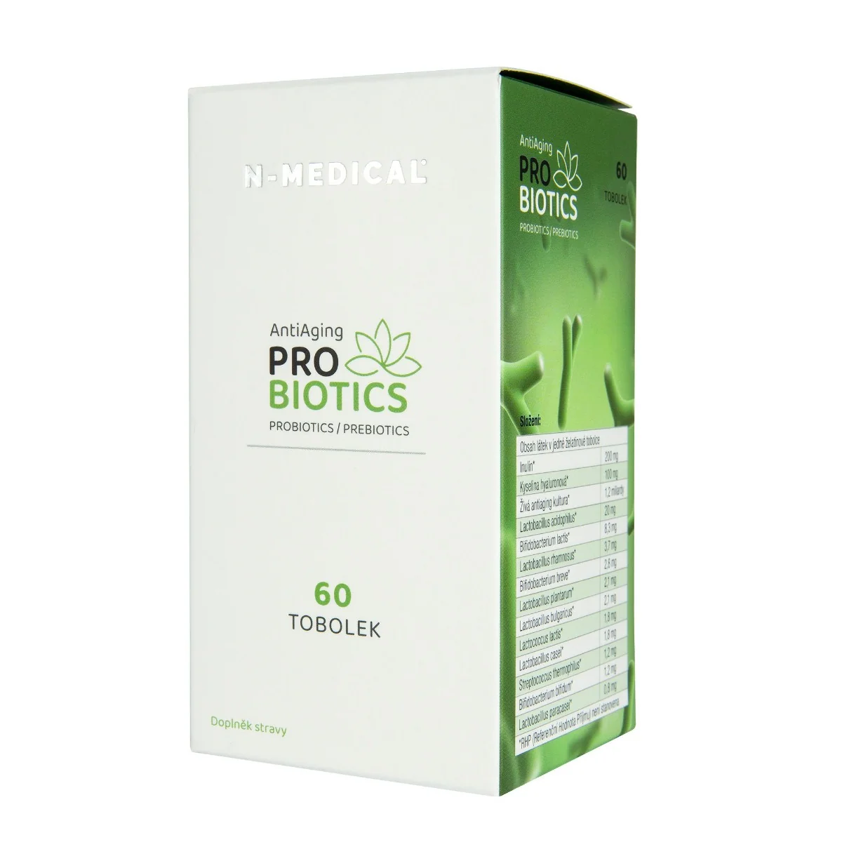N-Medical AntiAging Probiotics 60 tobolek