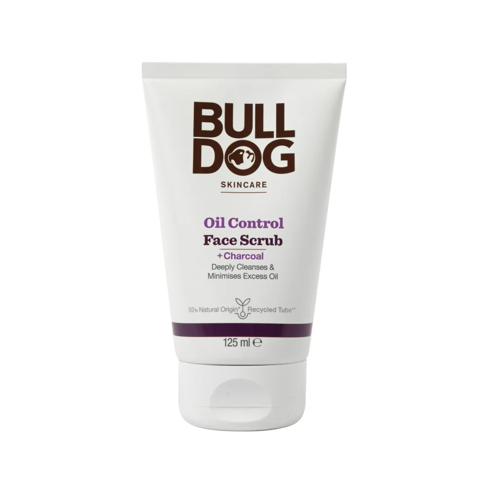 Bulldog Oil Control Face Scrub + Charcoal pleťový peeling 125 ml