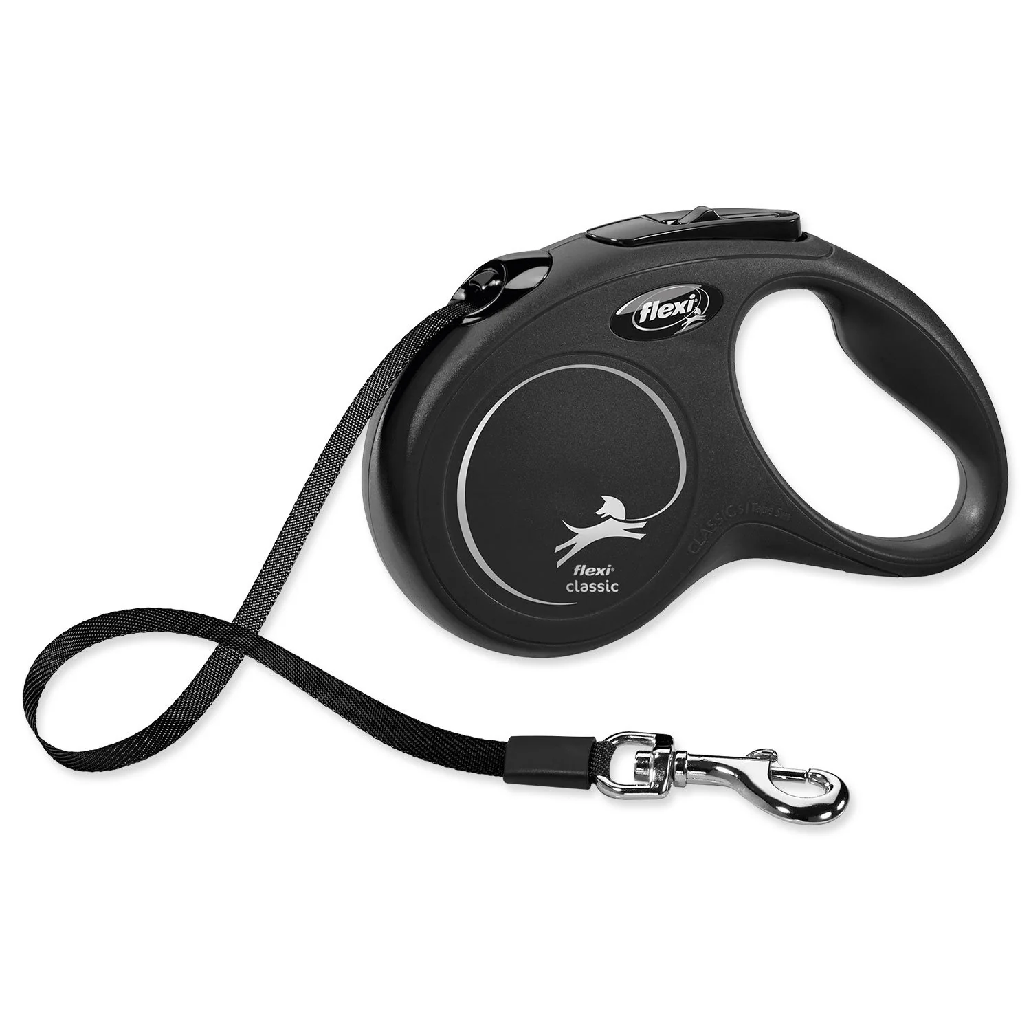 Flexi Vodítko Classic New páska S černé 5m