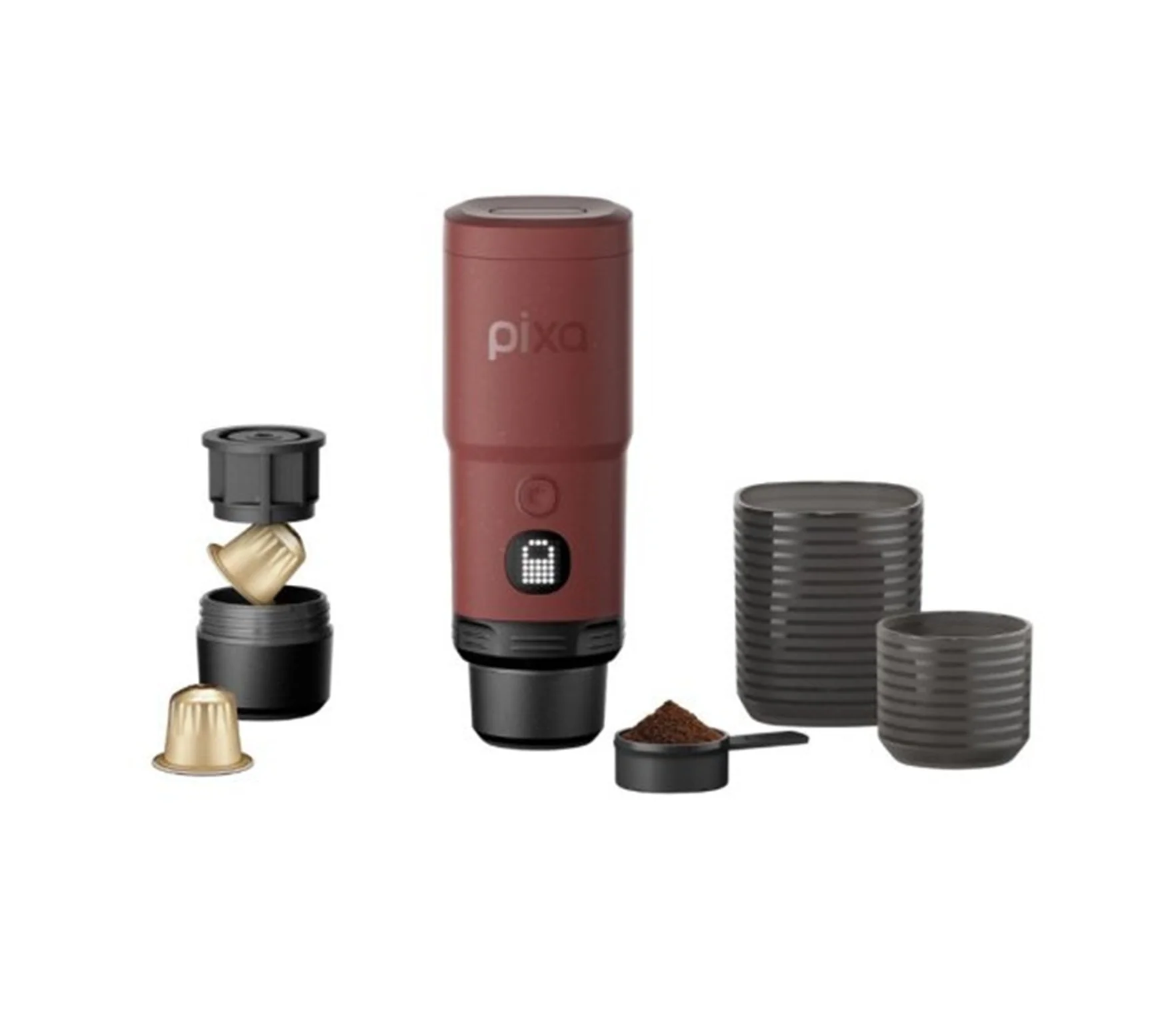 Wacaco Pixapresso – Tuscan Red elektrický kávovar