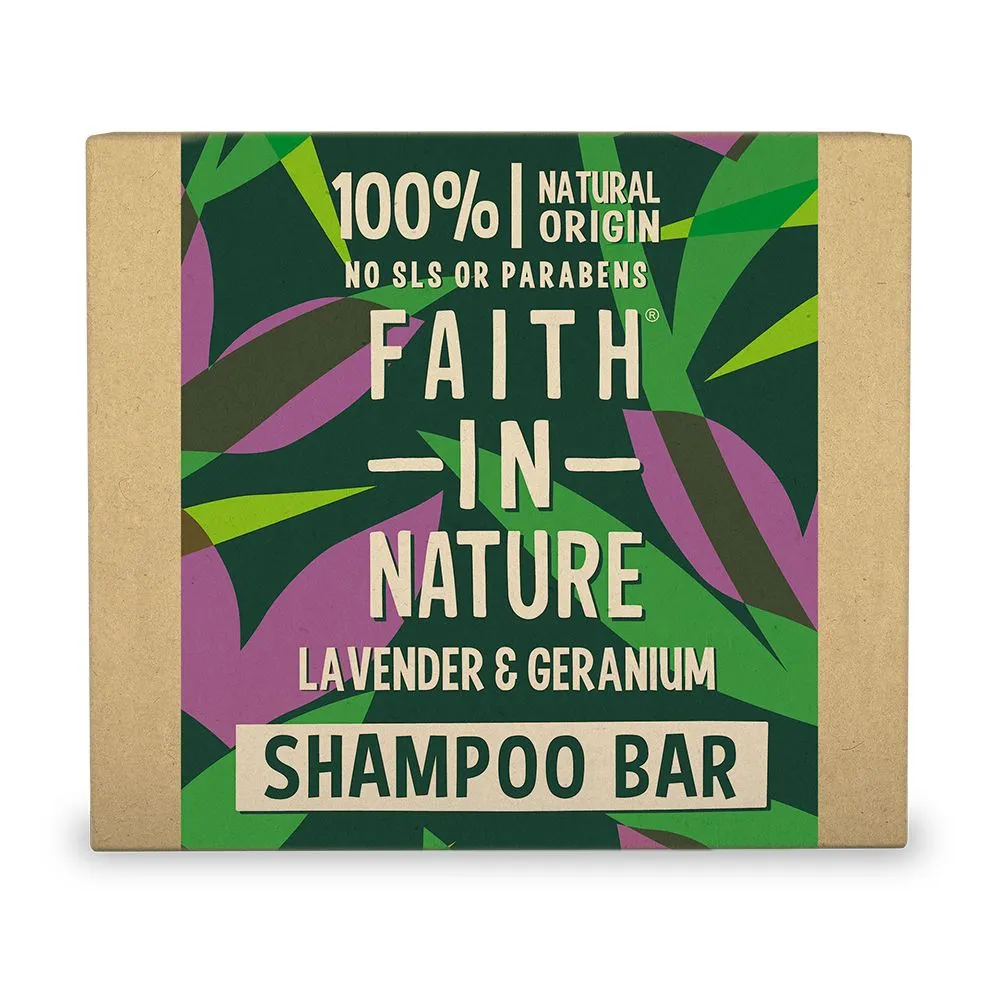 Faith in Nature Tuhý šampon Levandule a pelargonie