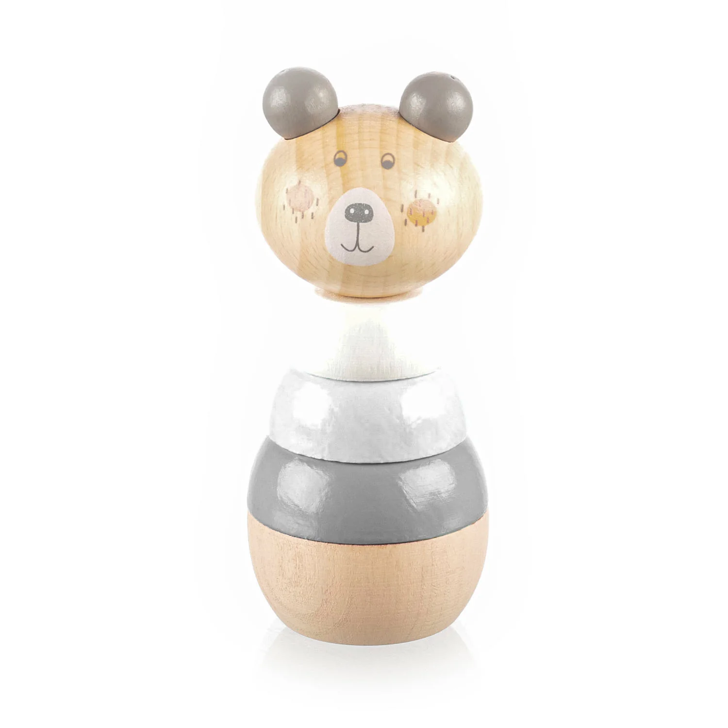 Zopa Dřevěné nasazovací zvířátko, Bear 2