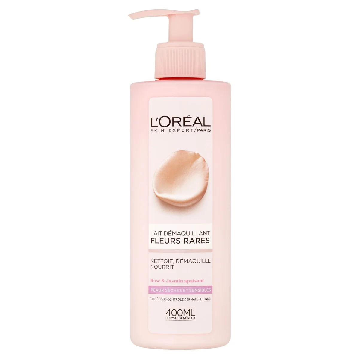 Loréal Paris Precious Flowers odličovací mléko pro suchou a citlivou pleť 400 ml