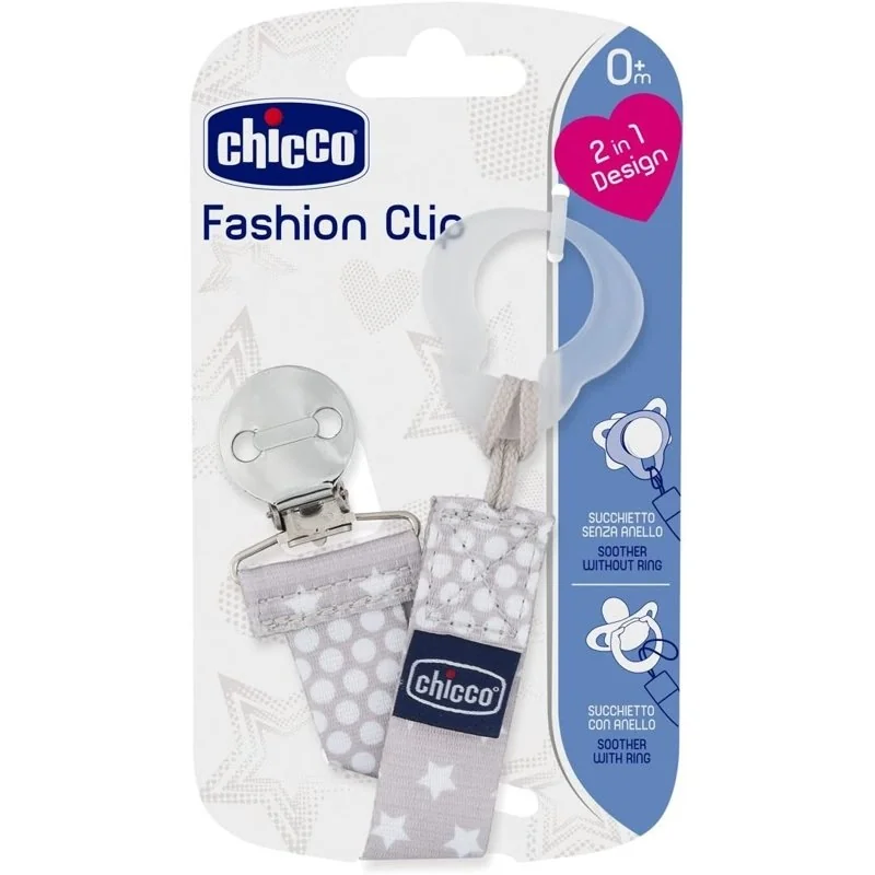 Chicco Klip na šidítko Fashion neutral