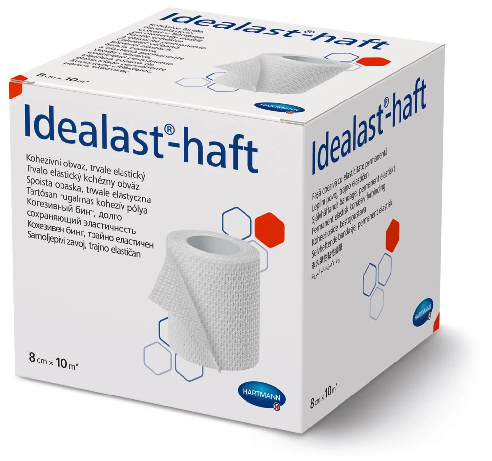 Hartmann Idealast-haft 8 cm x 10 m obinadlo elastické bílé