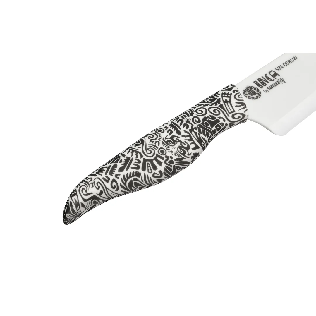 Samura INCA Šéfkuchařský keramický nůž 18,7 cm s čepelí z bílé zirkonie (SIN-0085W)