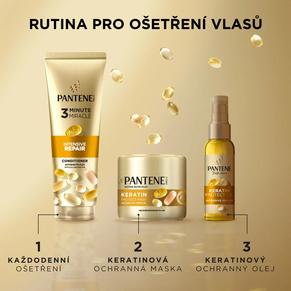 Pantene Pro-V Keratin Protect vlasový olej 100 ml