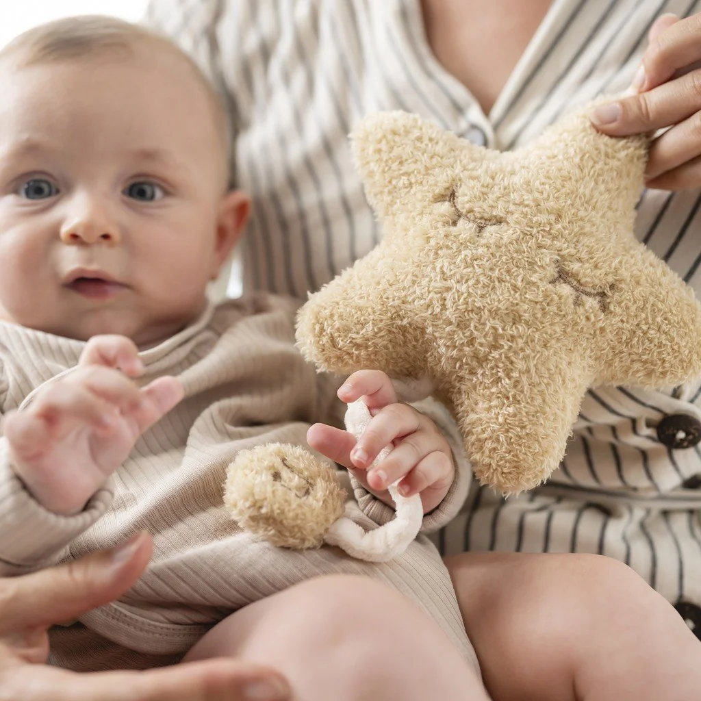 Nattou Hračka hudební Teddy hvězdička 25 cm, 0m+