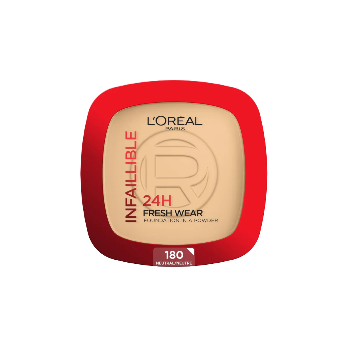 Loréal Paris Infaillible Fresh Wear 24H Foundation in a Powder odstín 180 Neutral make-up v pudru 9 g