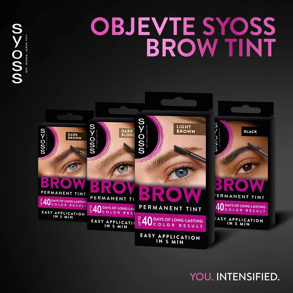 Syoss Brow Tint barva na obočí světle hnědá 17 ml