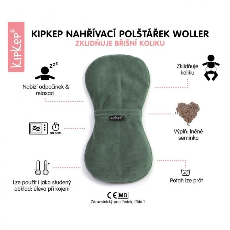 KipKep nahřívací polštářek WOLLER DeLuxe Pale Banana