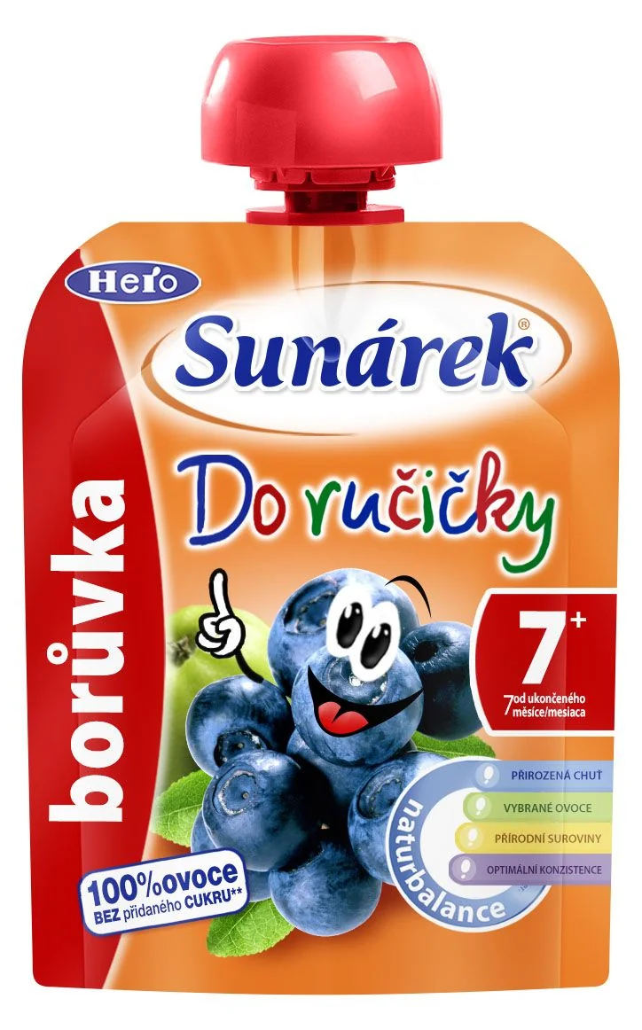 Sunárek Do ručičky S borůvkami 90g
