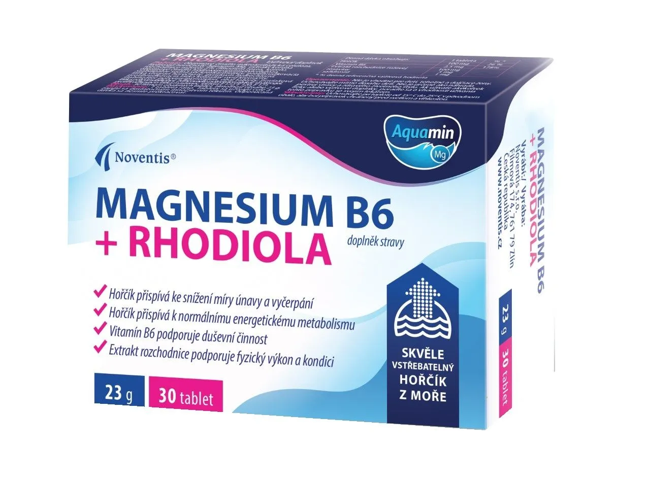Noventis Magnesium B6 + Rhodiola 30+10 tablet