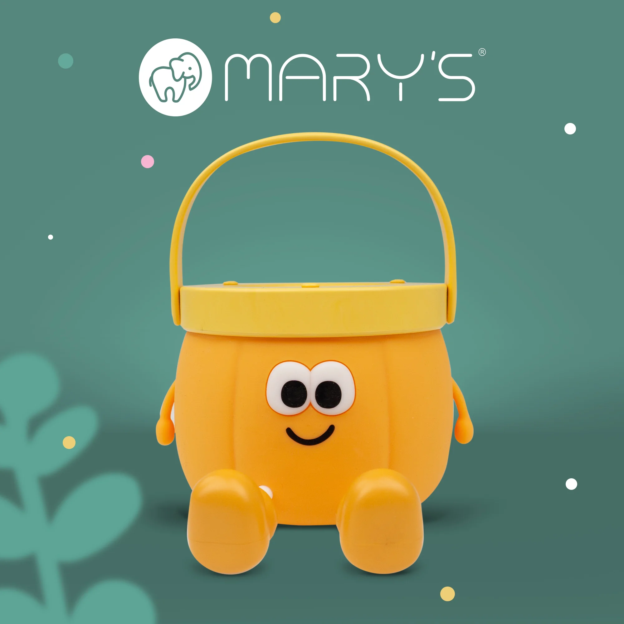 MARY’S LED noční lampička a stojánek na pastelky 2v1 - dýně