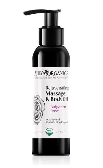 Alteya Organics Masážní tělový olej omlazující z růže 125 ml