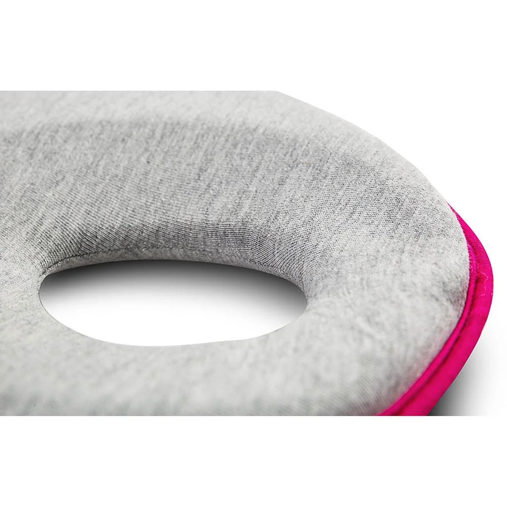SENSILLO Ergonomický, tvarující polštářek pro miminko - šedý, růžový
