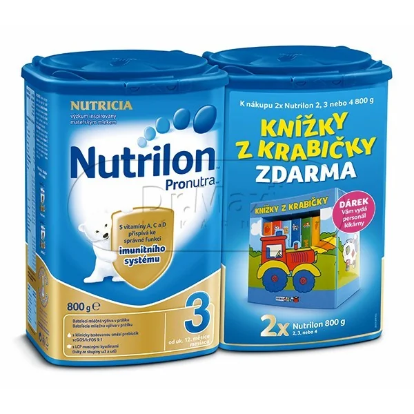 Nutrilon 3 2x800g + knížka z krabičky ZDARMA